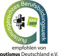 Logo Gütesiegel Autismusgerechtes Berufsbildungswerk