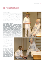 Physiotherapie - Übungen nach einer Operation am Fuß